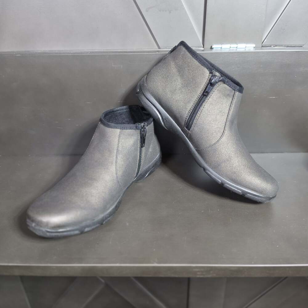 Romika ankle Boots  Womens Size 6.5 Leather TopDry Comfort Casual EU 37 New Gray